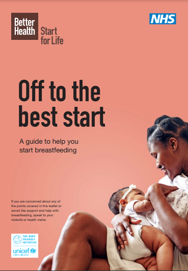 Off to the best start. A guide to help you start breastfeeding.