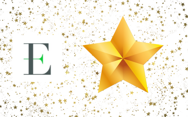 Gold star award