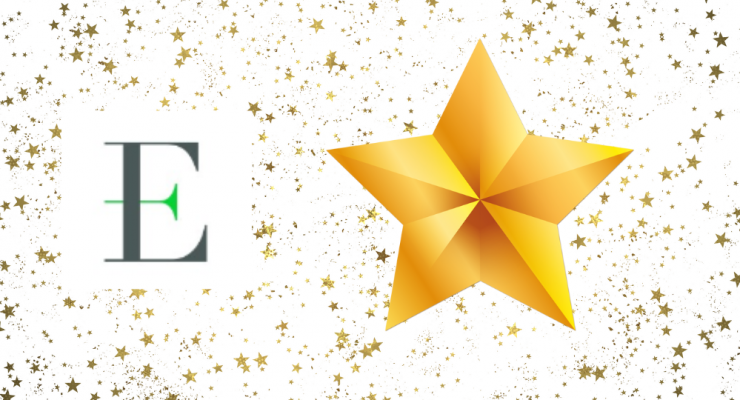 Gold star award