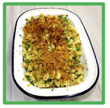 Green mac and cheese