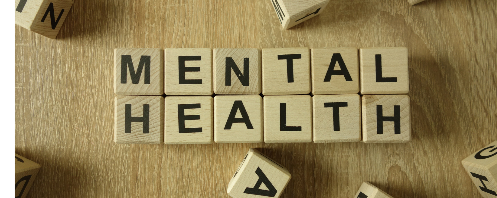 Mental Health written in Wooden blocks